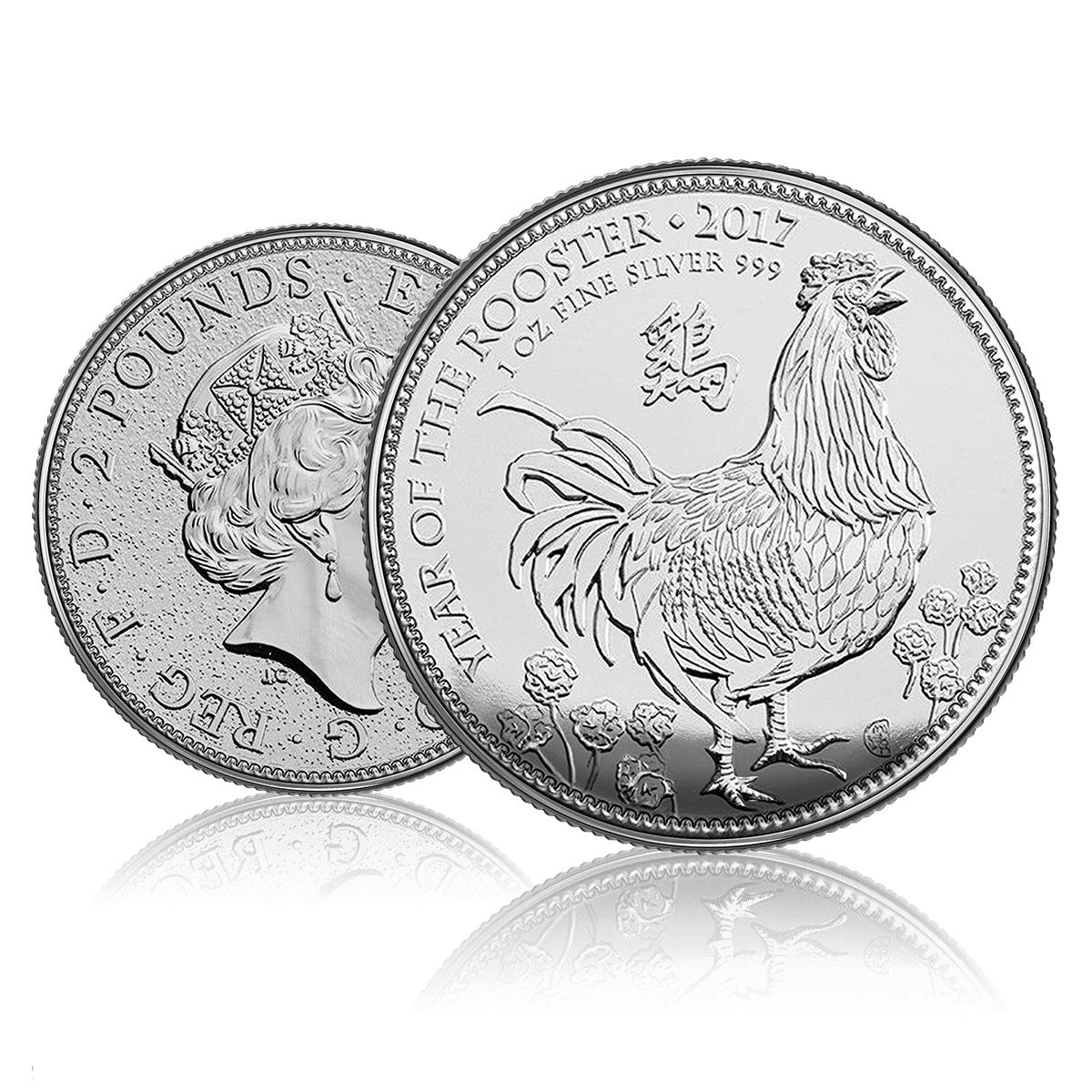 1oz Silver Royal Mint Lunar Year Of The Rooster (2017